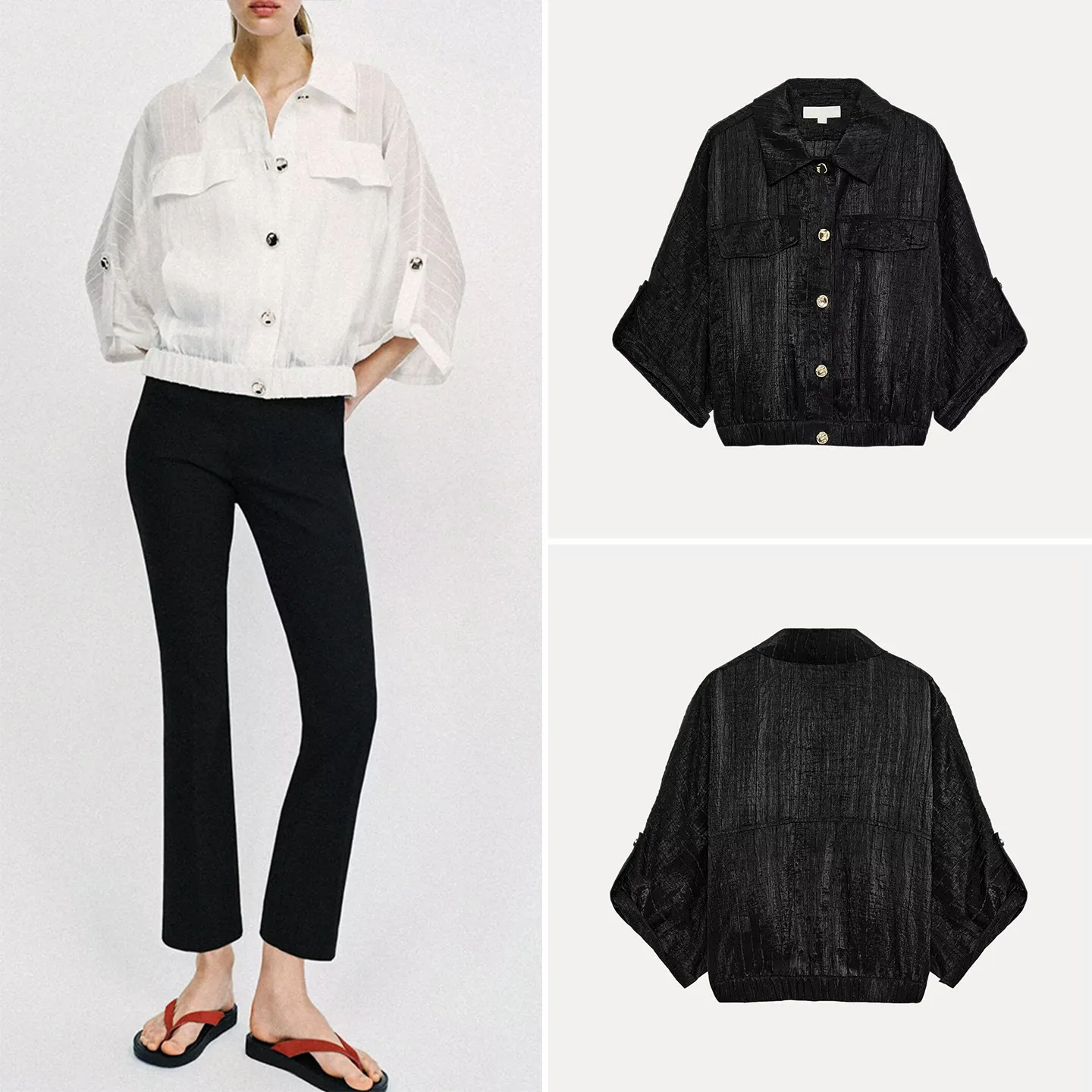 

Женская повседневная рубашка с длинным рукавом, весна 2026, с отворотами на манжетах, в стиле охотничьего костюма, с воротником-стойкой, открытый кардиган свободного кроя