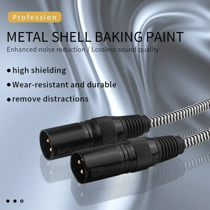 YYAUDIO Silver Plated Male to Female Audio Cable 3pins XLR Balanced Cable Wire Signal Line RCA Cables Xlr Connector RCA Cables