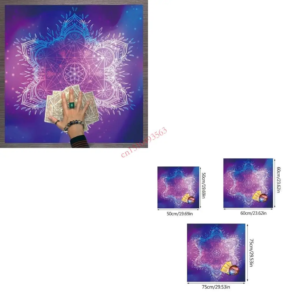 

Metatron Theme Astrologys Altars Cloth Tarot Tablecloth Divinations Tablecloth 448C