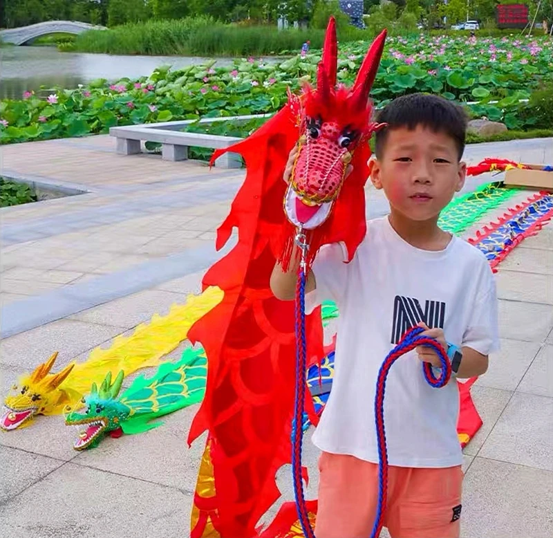 Ruban de performance de danse de dragon coloré pour enfants et adultes, streamer de fitness, sports de plein air, jouets amusants, livraison gratuite, 3m, 5m