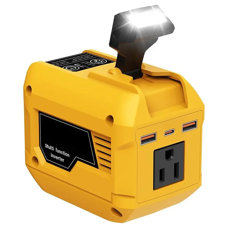 dten-250w-power-inverter-for-20v-battery-200lm-led-light-for-camping-emergency-job-site-eu-plug