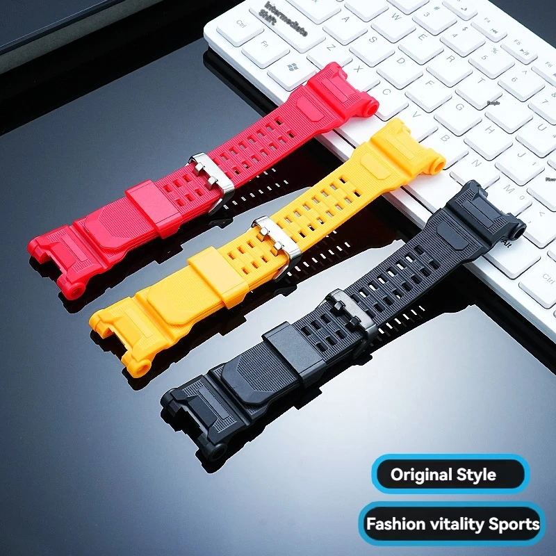 Replacement Silicone Watch Strap For Casio G-SHOCK GPR-H1000 Cat Man Three Generations Soft Resin Watch Band Wristband Bracelet