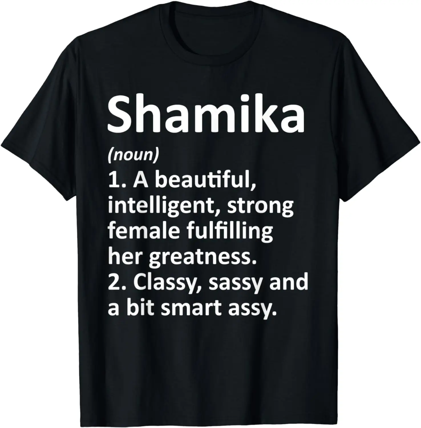 

Персонализированная футболка с именем SHAMIKA