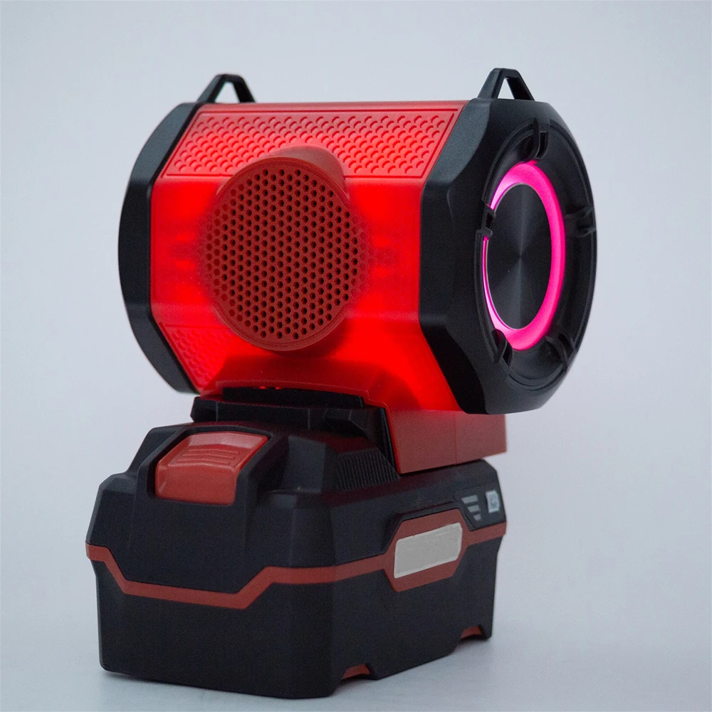 Bluetooth Speaker For Lidl Parkside X20V Team Lithium Battery With USB Type-C Port Loudspeaker Amplifier for Home and Party
