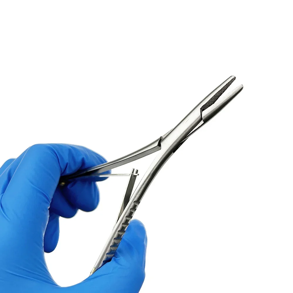 1pc Tomenty Dental Needle Holder Tweezers Orthodontic Instrument Dentistry Product Stainless Steel Mathieu Needle Holder