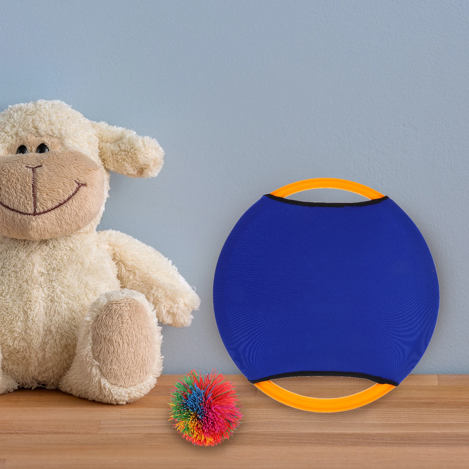 Trampoline Paddle Set Flying Toys Elastic Trampoline Paddle Ball Fabric Kids Catch Game Child Fun Activity