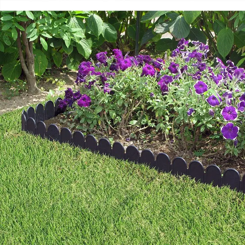 Garden Decoration Plastic Fence Bendable Gardening Outdoor Flower Plant Decorative Household Partition Supplies