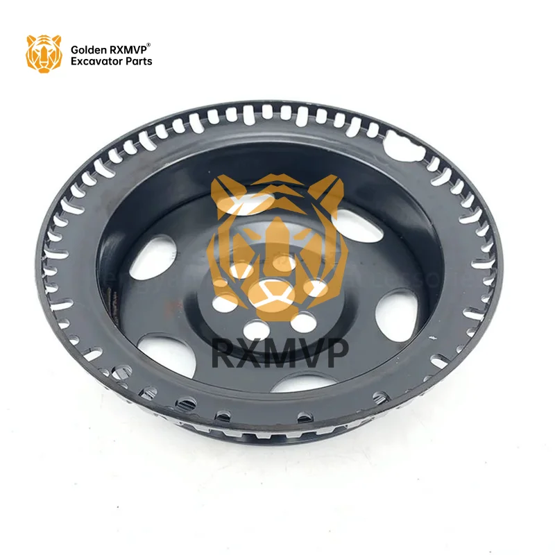 Komatsu Excavator Parts 5255204 For 3954949 PC200/210/240-8 Crankshaft Signal Pulley 6D107/QSB6.7/4.5 Engine Damping Balancer