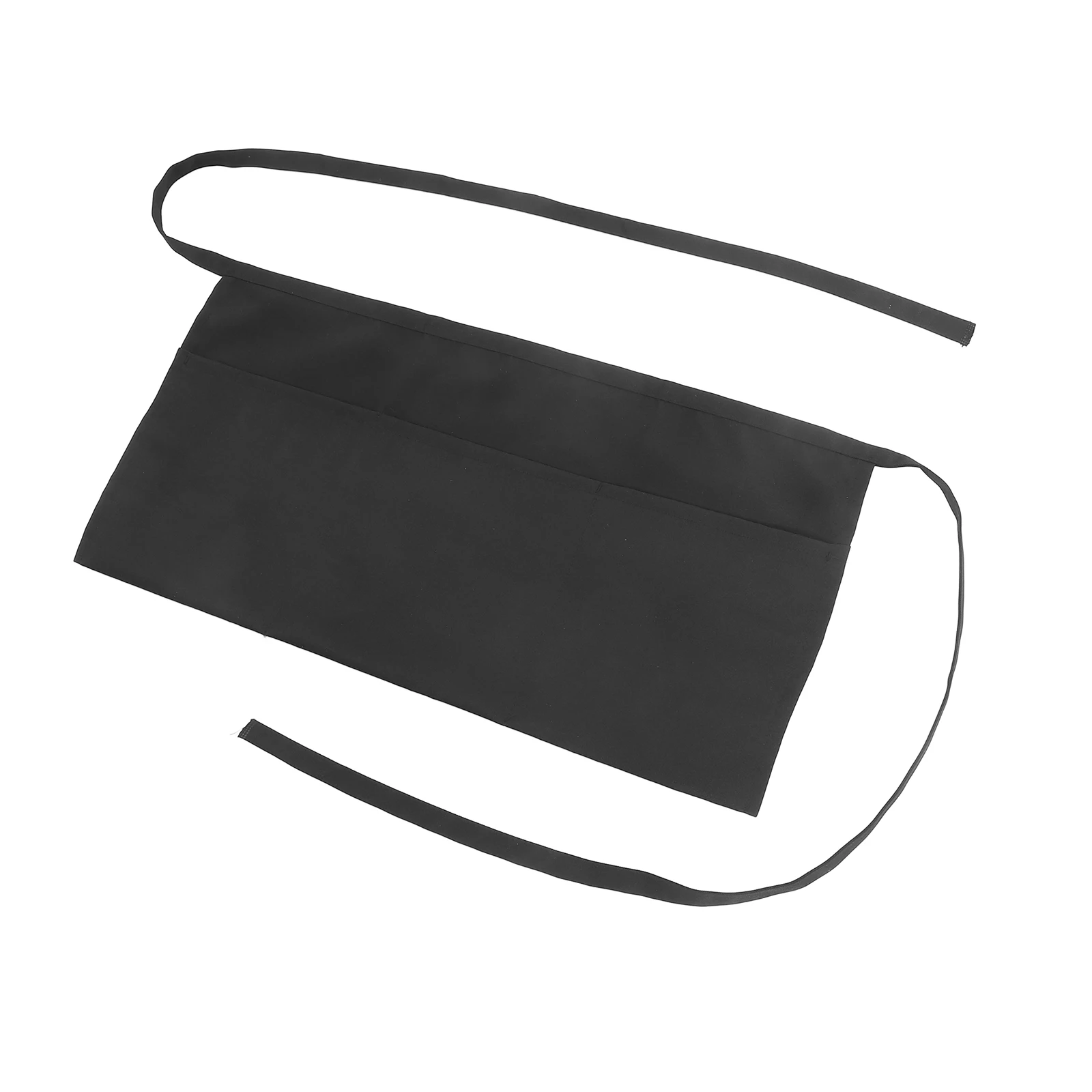 

Waterproof Oilproof Apron Half Waist Server Waiter Chef Bistro Aprons Women Men Adjustable Pocket Durability Polyester Home