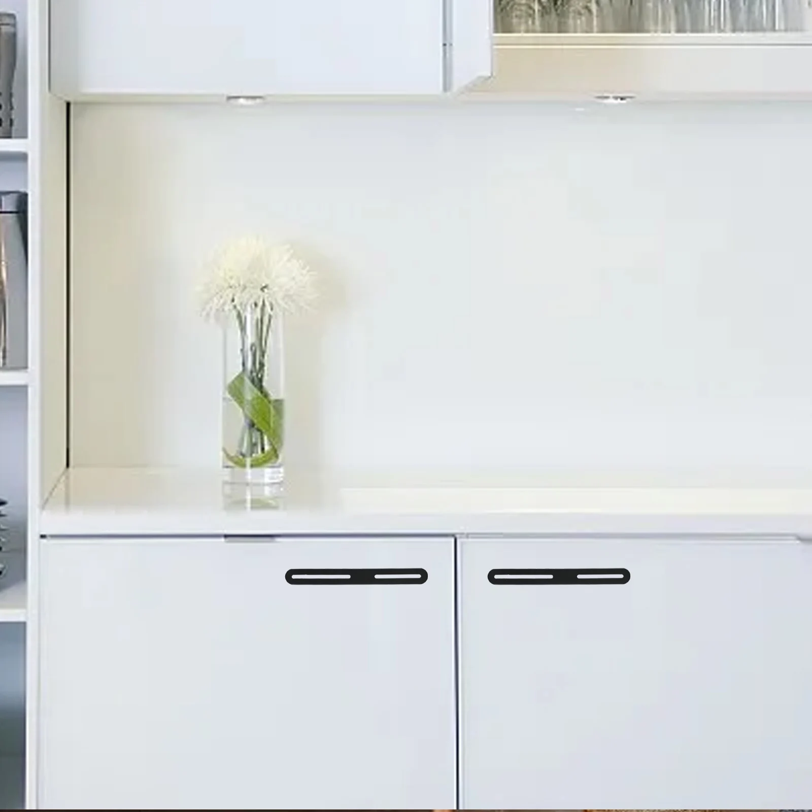 

Wood Furniture Connector Stainless Steel Flat Connector Comfortable Hand Feeling Polished Edges Robust For Desks