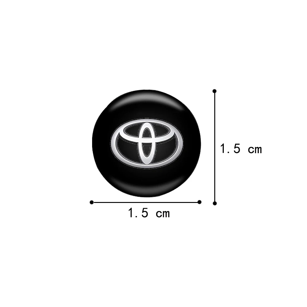 4Pcs Car Lock Stickers Keyhole Anti-blocking Protection Styling For Toyota Camry Corolla Auris Ralink Avensis T25 Yaris Corolla