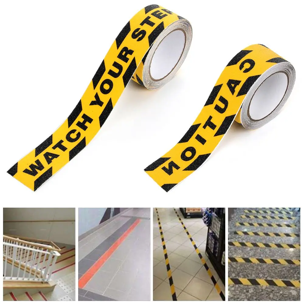 High Quality Self Adhesive Marking Danger Caution Floor Tape Hazard Warning Tape Identification Tape