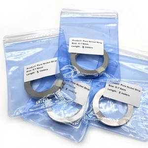 Reiner Nickelstreifen für Lithiumbatterie, Nickellaschen, Schweiß 99,6% Reinheit, 18650, 26650 Batterie, Spot Schweißer, 5m Roll, 16ft 10 Hauptverkäufe Nickelband - №4