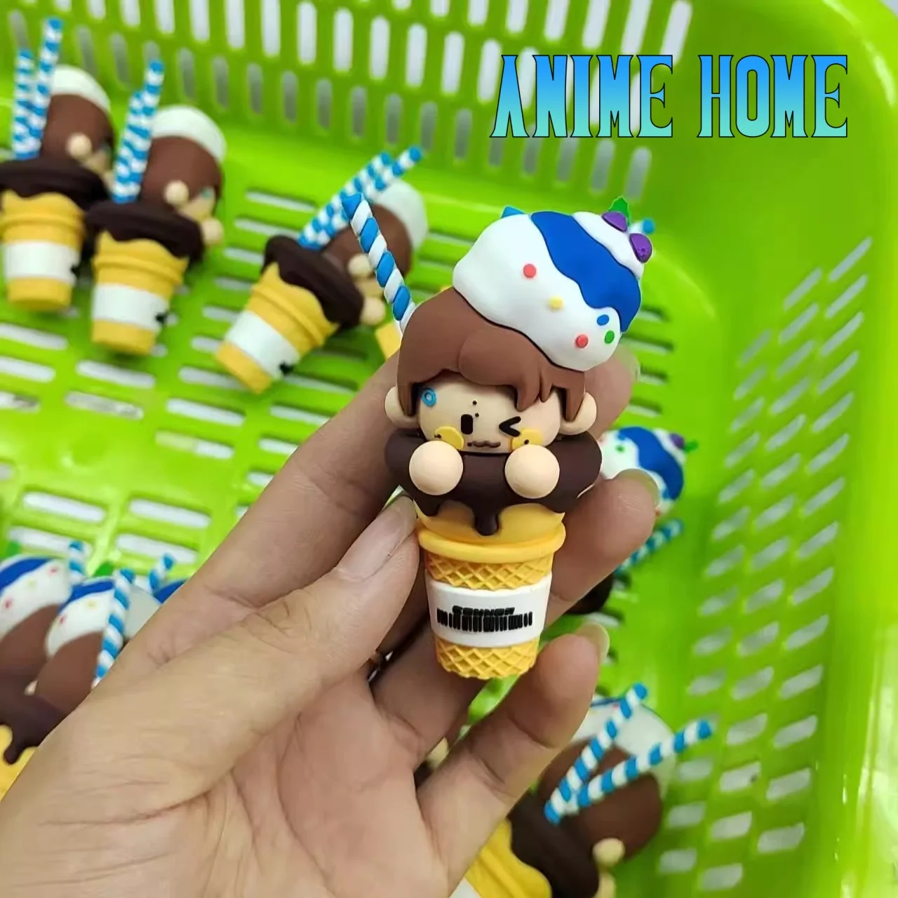 

Game Become Human Connor Ice Cream Doll Figure Toy Model Desktop Ornament Cosplay Original Kids Gift