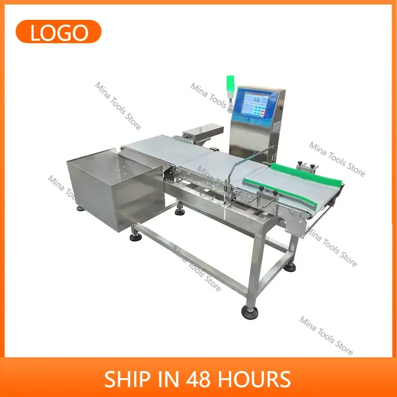 60 to 200 Pcs/min High Throughput Checkweigher High Speed Dynamic Weight Checker With Reject System CE Certified