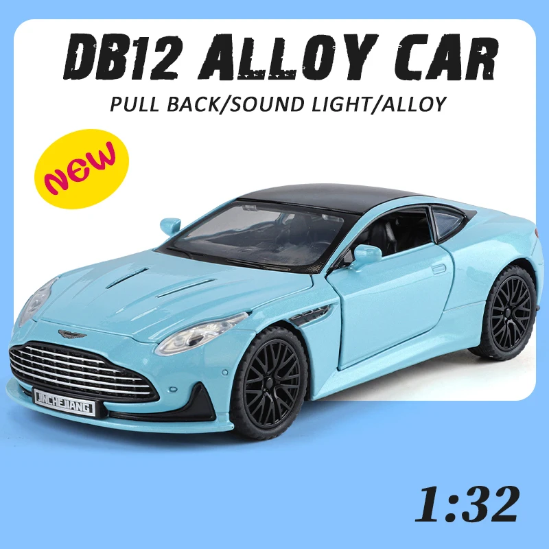 

1/32 Luxury Supercar DB12 Vehicle Toy Models Alloy Metal Diecast simulation collection value Hot Sale Children Gifts Matchbox