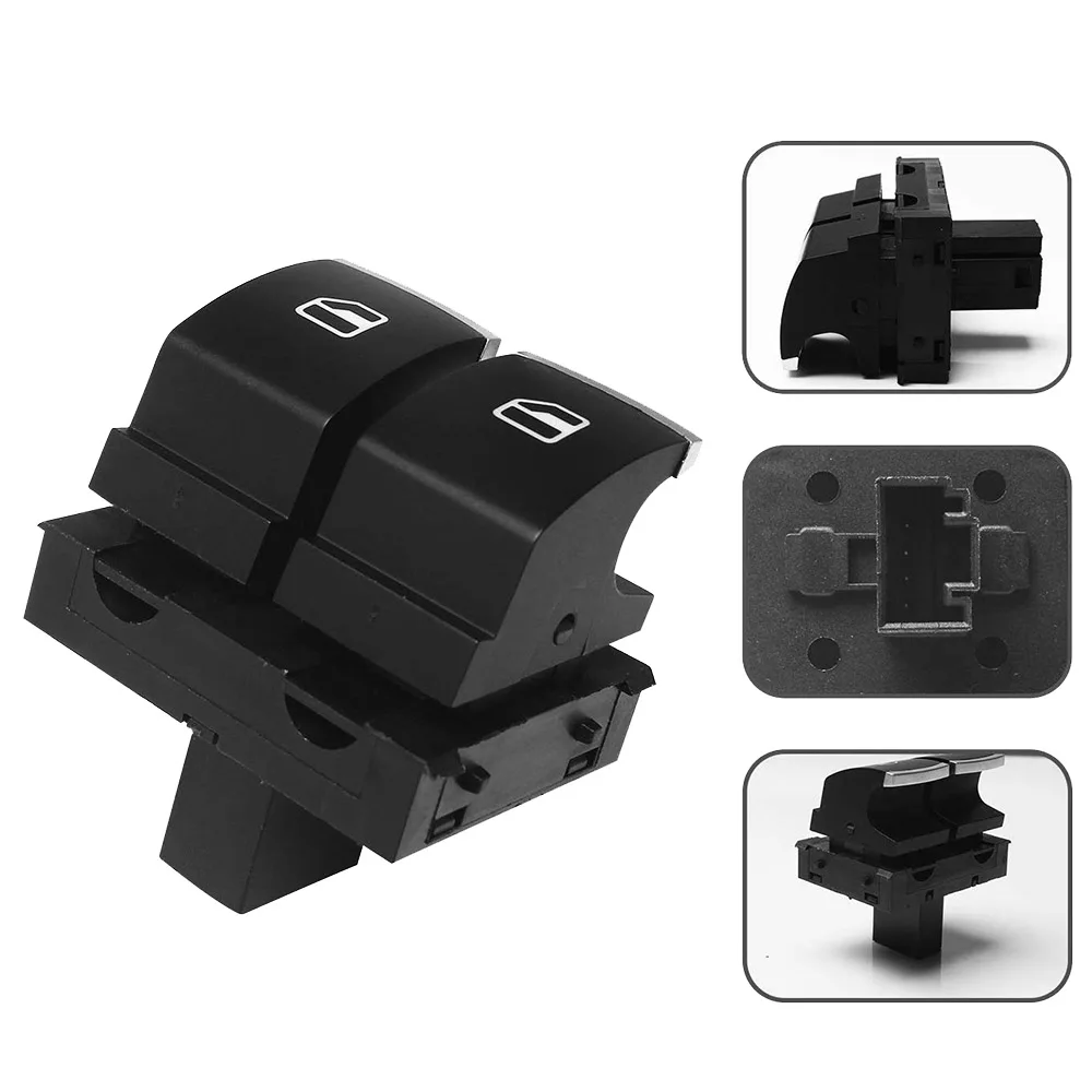 Car Power Window Switch Button Replacement for Volkswagen Golf Eos GTI Rabbit B6 2006-2013 5K3959857 5K3959857A