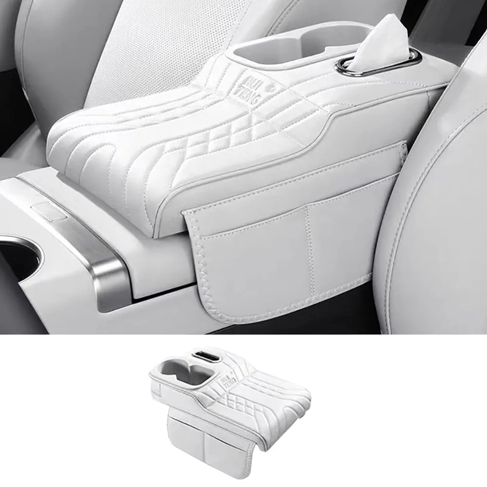 

Подходит для ZEEKR 9X 2025 2026, подлокотник, высота коробки, многофункциональная автомобильная коробка для салфеток, держатель для чашки, сумка для хранения, салон автомобиля