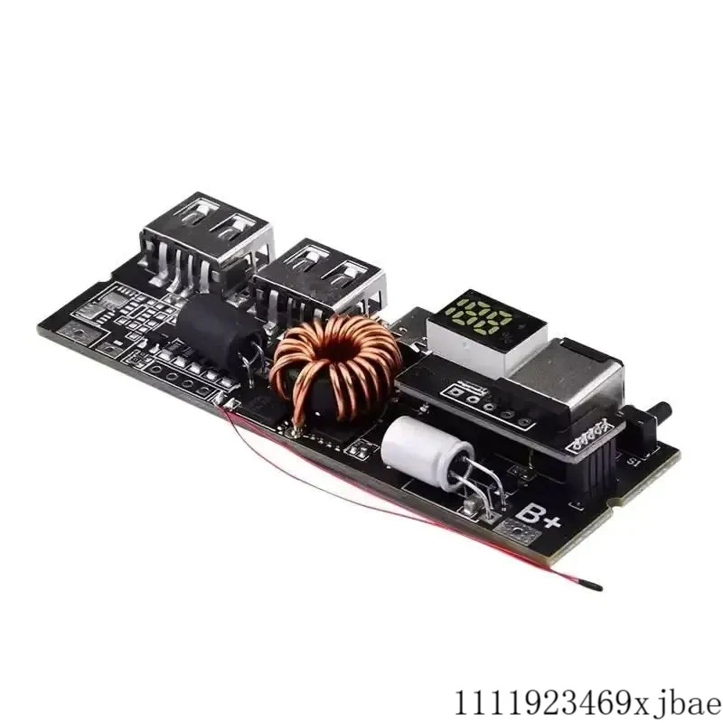 2S~5S DIY Mobile Power Motherboard Full Protocol Fast Charging PD 65W/100W 6 Ports Lithium battery Charge/Discharge Control