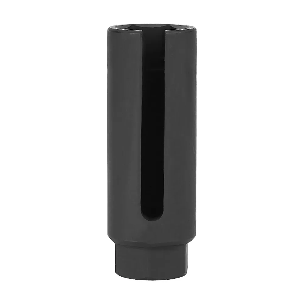 7/8 Inch Socket Oxygen Sensor Removal Socket 22mm Size Cr-V Steel Narrow Mouth Sensor Sleeve 3/8 Inch Drive
