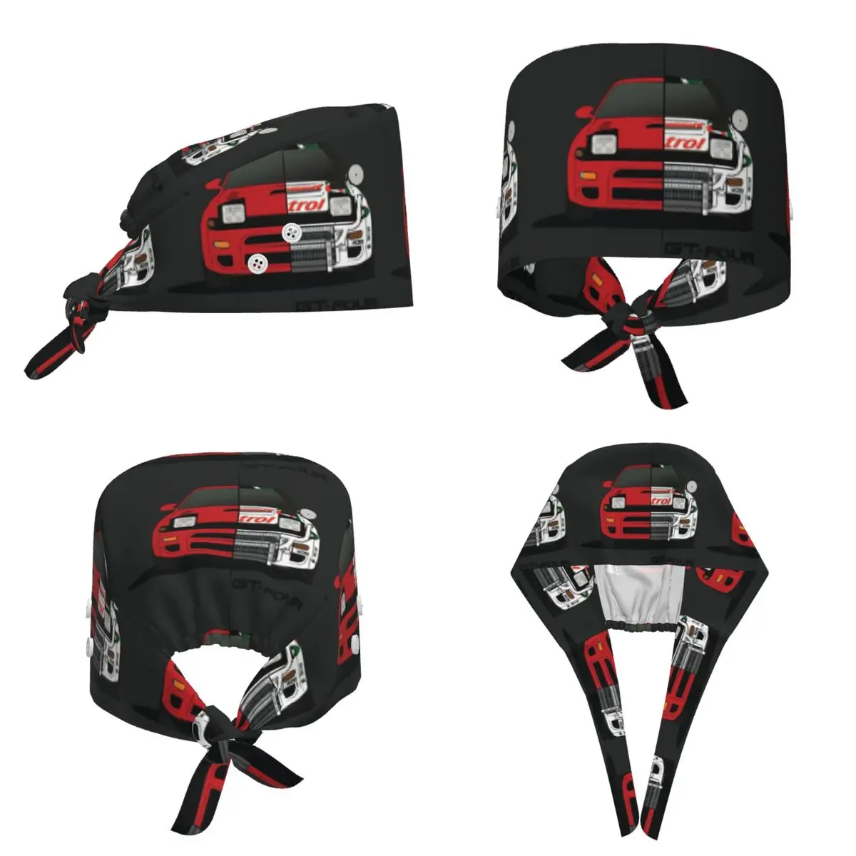 Celica Gt-Four Alltrac All Trac Awd Rally Raid Scrub Hat Doctor Working Surgical Cap Unisex Adjustable Nursing Caps for Dentist