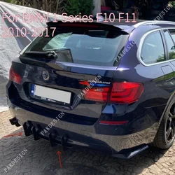 MP Style for BMW 1 Series F10 F11 2010-2017 Car Rear Bumper Lip Spoiler Diffuser Splitter Back Fins Fender Canards Trims Tuning