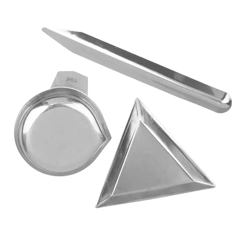 1Set Weighing Powder Pans Scale Pan For Weigh Liquid Powder Gems Diamond Gemstone Weighing Pan