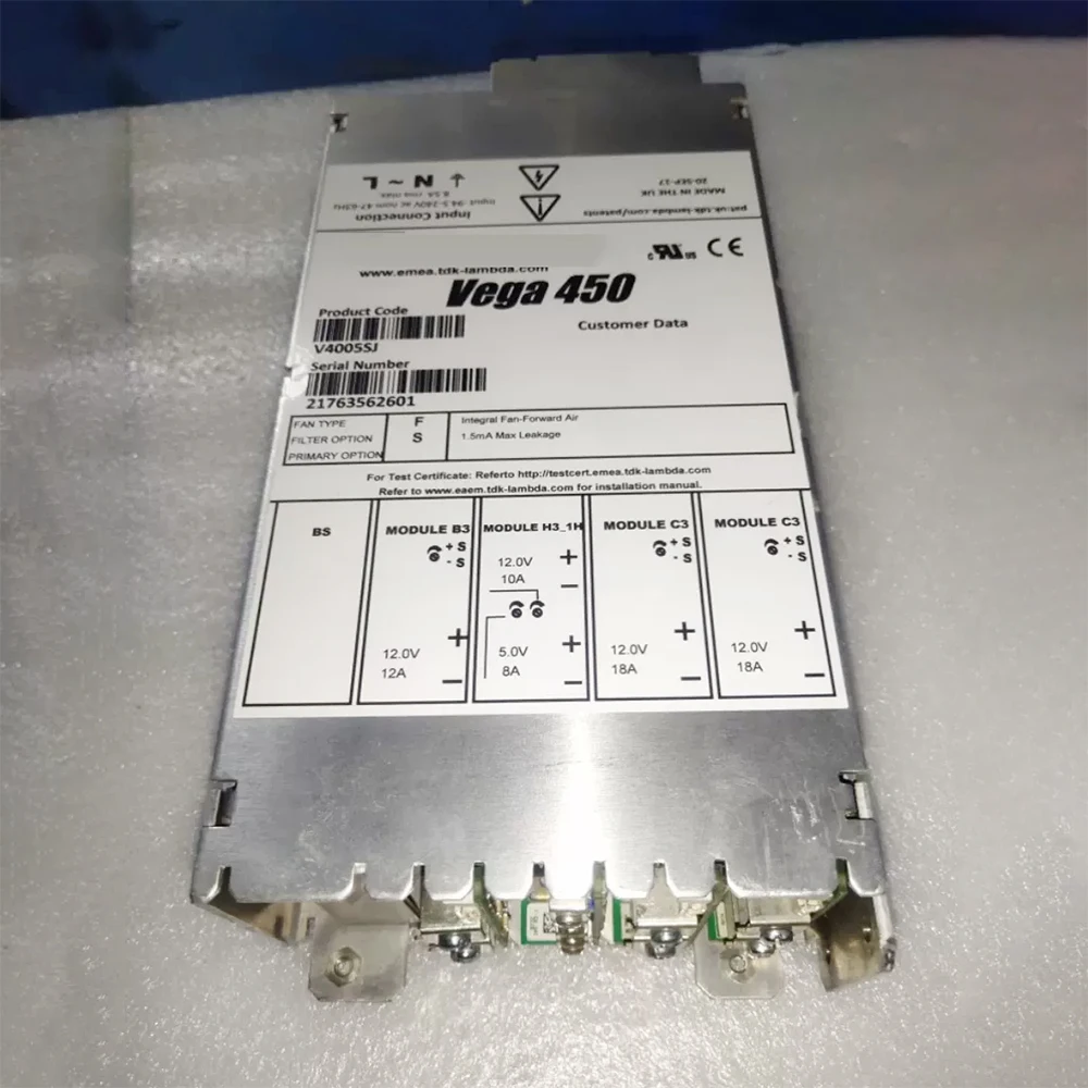 For TDK-Lambda Vega 450 V4005SJ 450W Power Supply