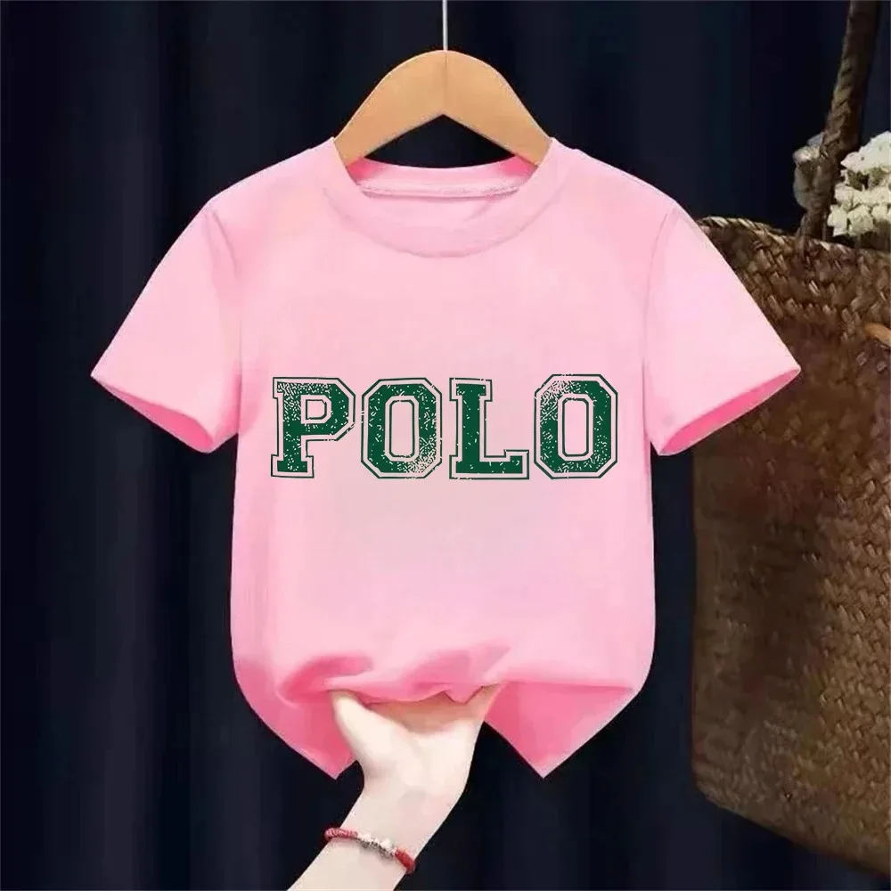 2026New Korean Style Cotton T-Shirt for Kids Casual Fashion Printed Top Round Neck Short Sleeve Pure Cotton Versatile S...