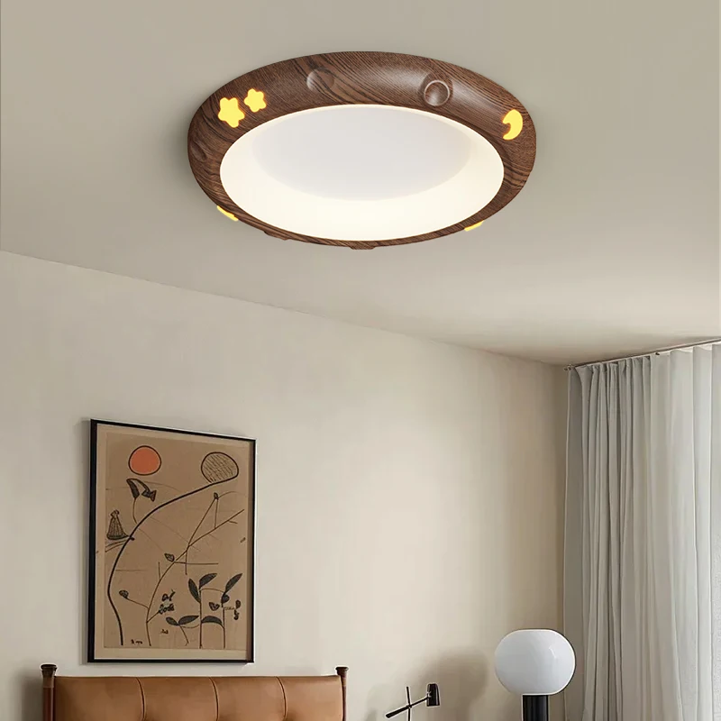 Creative Clouds Stars Led Ceiling Light Bedroom Study Retro Children's Room Ceiling Lamp Simple Home Indoor Decor Lighting Lamps