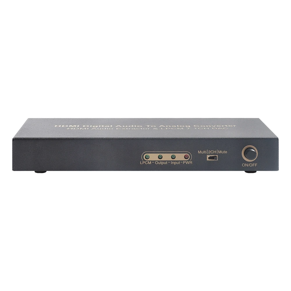 HDMI 2.0 Audio Extractor RCA 7.1 LPCM for Switch Gaming  not DTS AC3  4K 60Hz
