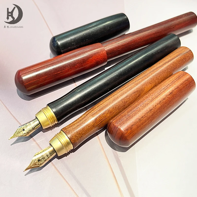 

Подарочный набор: роскошная деревянная перьевая ручка-конвертер и аксессуары для каллиграфии — гладкое и элегантное письмо