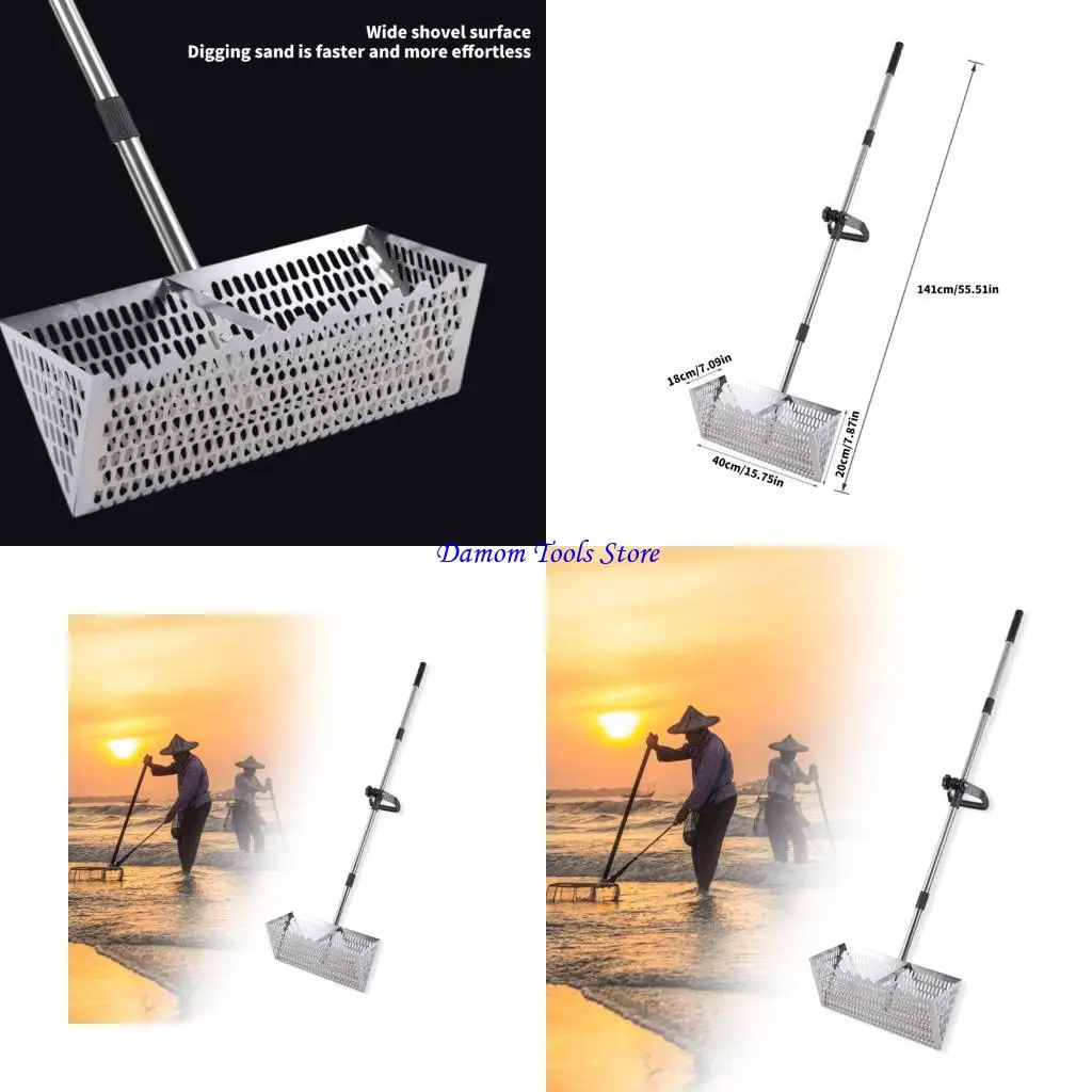 

57BE Finish Нержавеющий комплект для ловли рыбы для илистых отмелей и исследования морской зоны