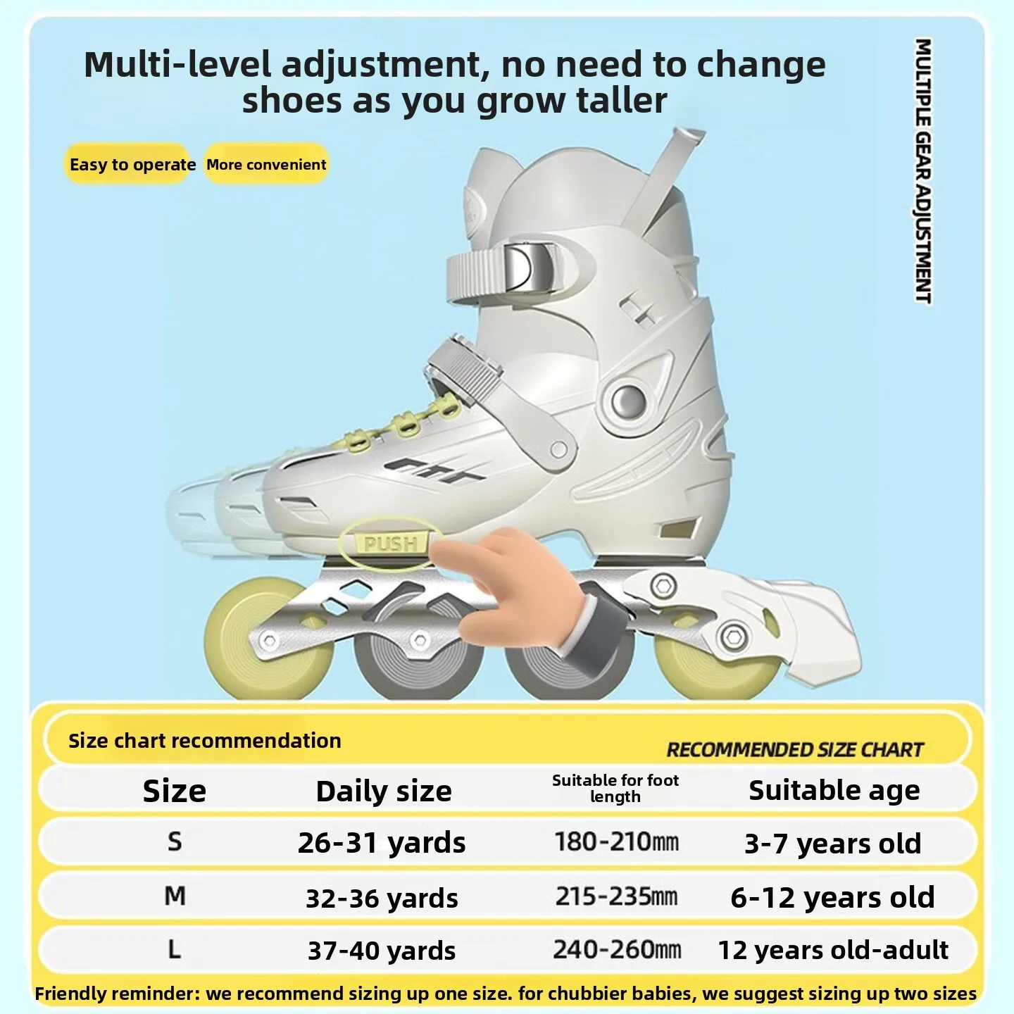 Kids Inline Roller Skates Size 26-31 Pink Flash Wheels with Helmet Protective Gear Set for Ages 3-7 Beginner Sports 인라인 스케이트