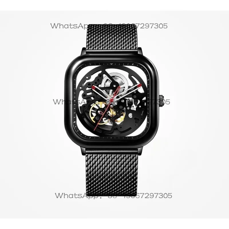 Fully Hollow Mechanical Watch Double-sided Hollow Men's Watch