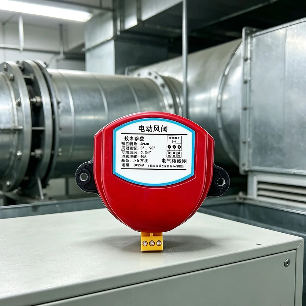 For Quick Ventilation Adjustments Electric Damper Actuator Electric Vent Damper Actuator Compact Structure Design