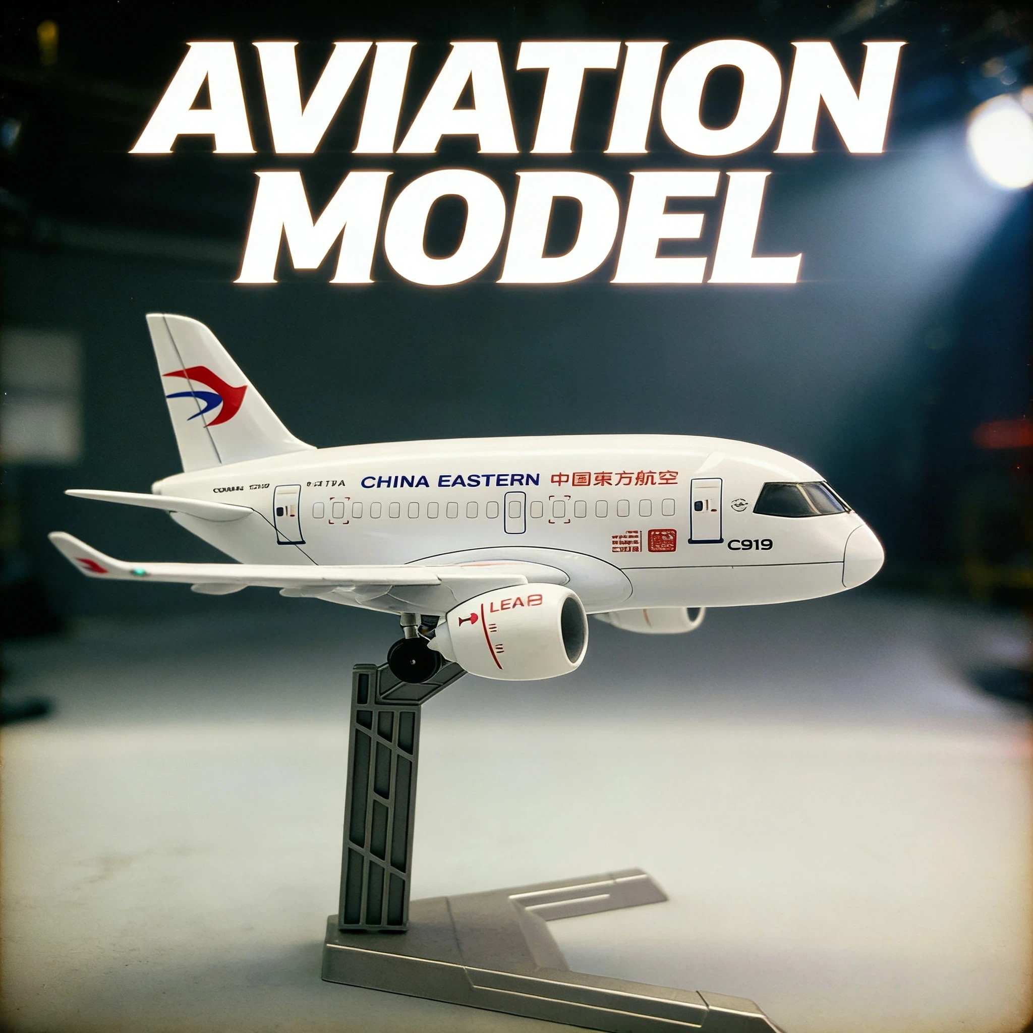 

Мультяшная Q-версия модели самолета China Eastern C919, коллекционная авиационная модель из сплава, украшение, подарок для энтузиастов