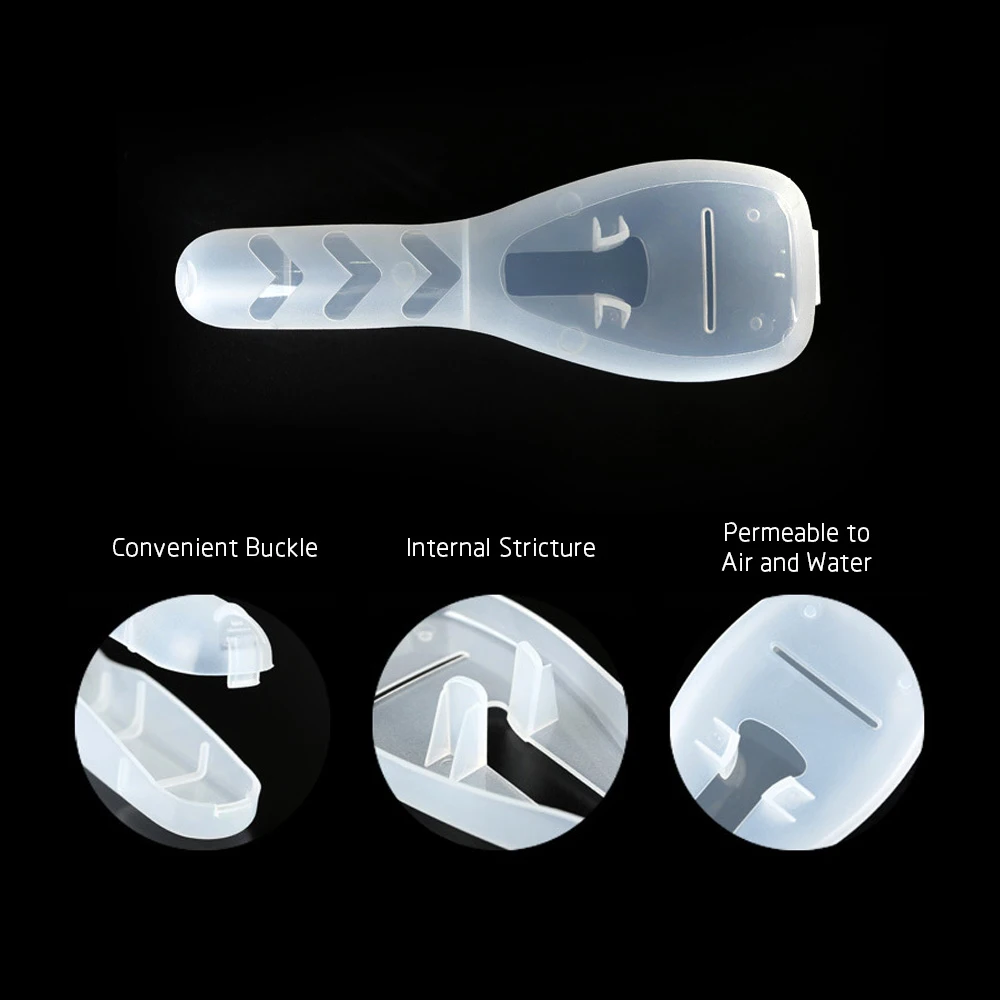 Travel Razor Holder Protector Transparent Dustproof Carrying Case Cartridge Box Daily Supplies Organizer Household Merchandises