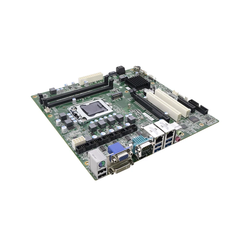 For JWIPC Intel LGA1151 Gen 6th 7th 8th 9th 2DDR4 32GB Dual Gigabit Ethernet Port H110 ATX Industrial Motherboard