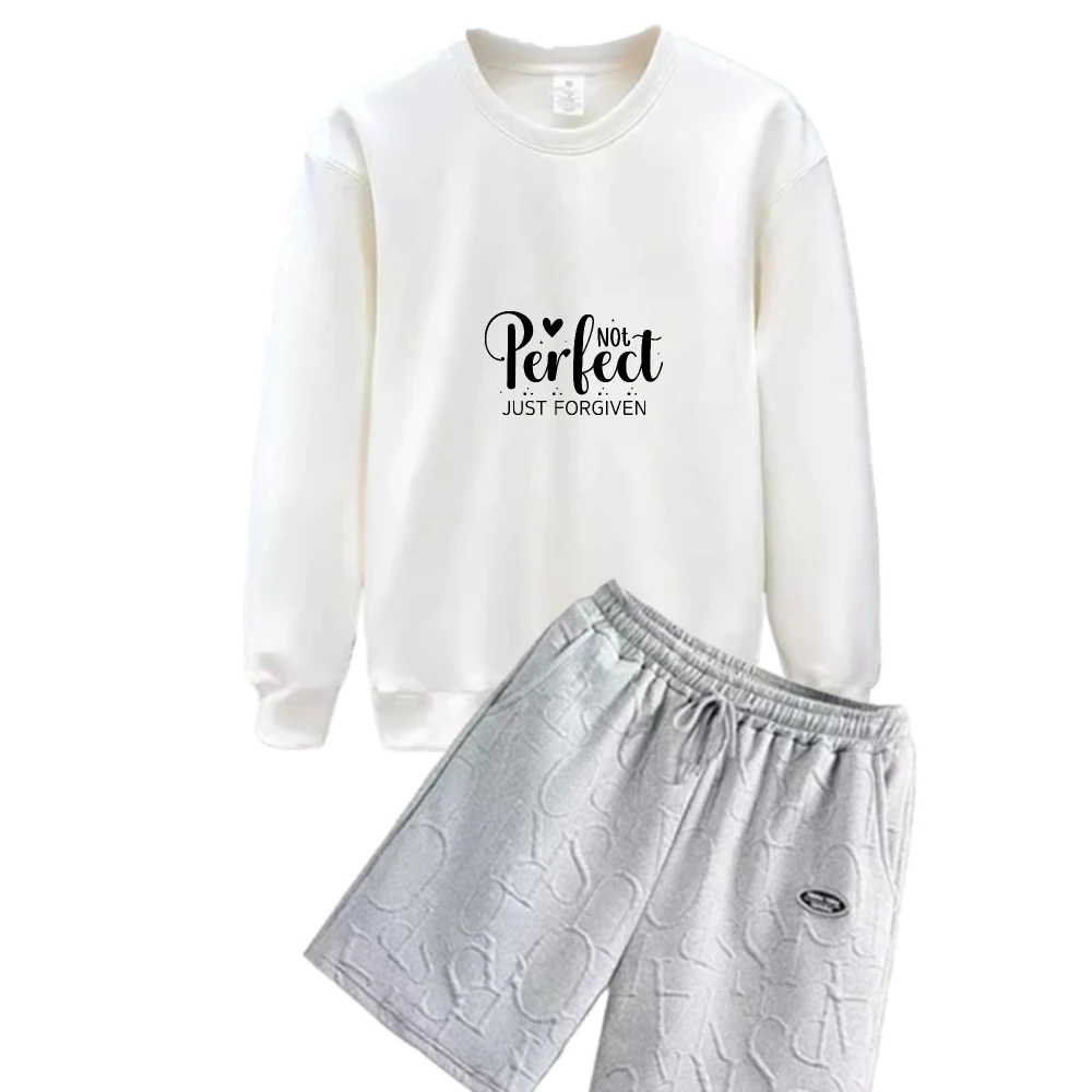 

2025 Gentle English print suits Men's Spring And Autumn Daily Casual Set Soft Fabric Relaxed Fit Stylish Outfit Perfect for Work