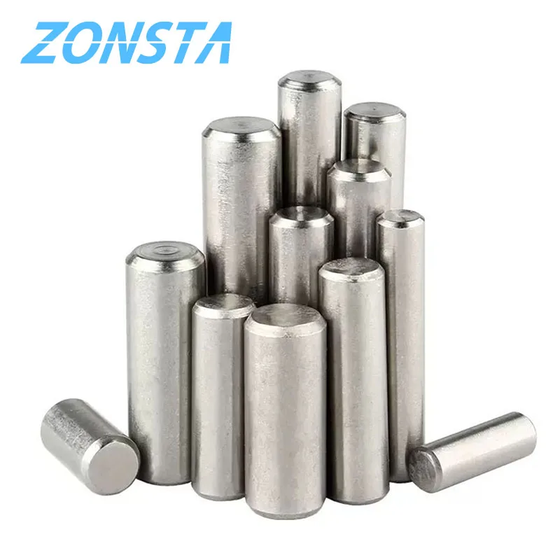 M1 M1.5 M2 M2.5 M3 M4 M5 M6 M8 Cylindrical Locating Dowel Pin 304 Stainless Steel Metal Fixed Shaft Pins Round Solid Rod GB119