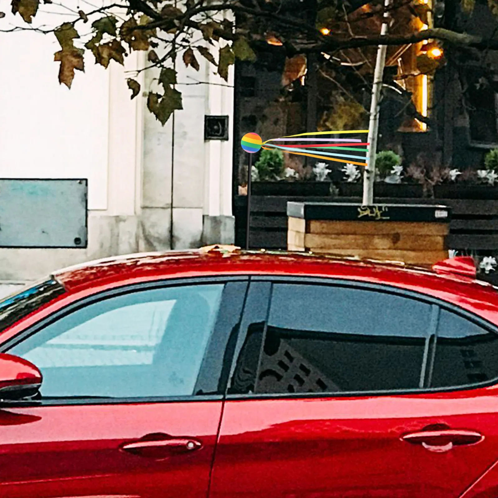 

Cute Cartoon Car Ball Decoration Splashproof Pet Polyester Vehicle Antenna Topper For Cars Suvs Trucks Auto Antenna Ball