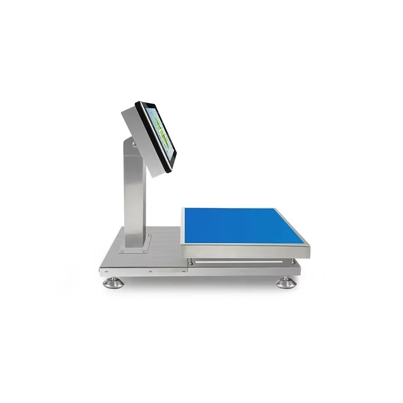 All in One Touch Screen Supermarket Pos Scale With Android System Support Face Recognition and Card Swiping Pos Scales