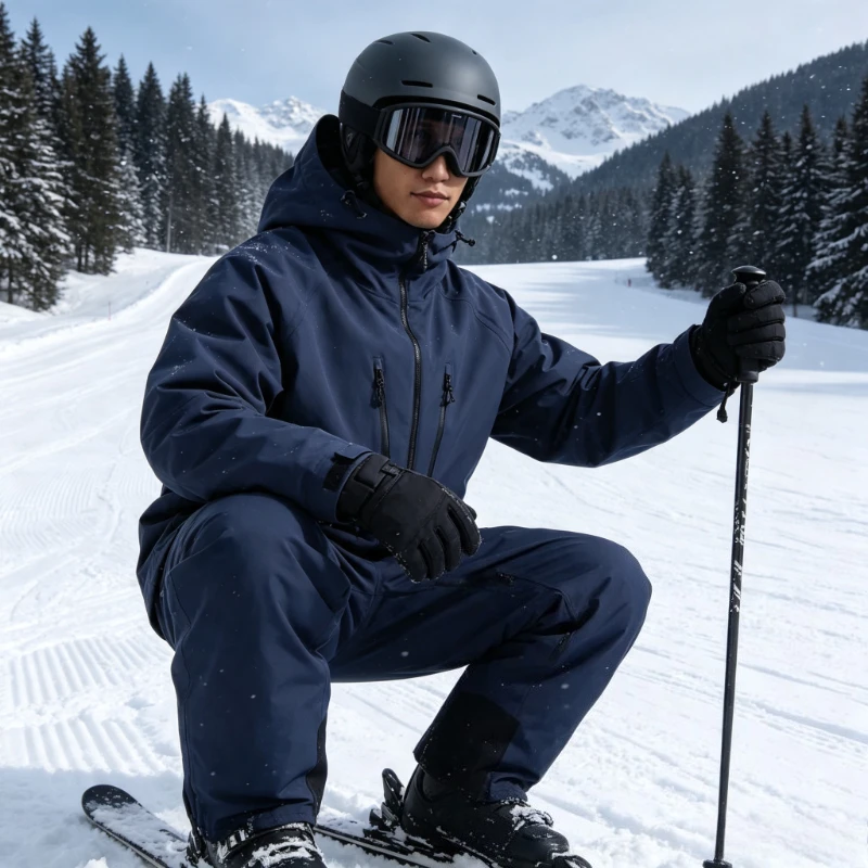 Neue Skijacke für Paare Outdoor-Snowboard-Kostüm Erwachsenen-Winterkleidung Alpinsport Wasserdichte Winddichte Ski-Hoodie-Mäntel – Detail 18