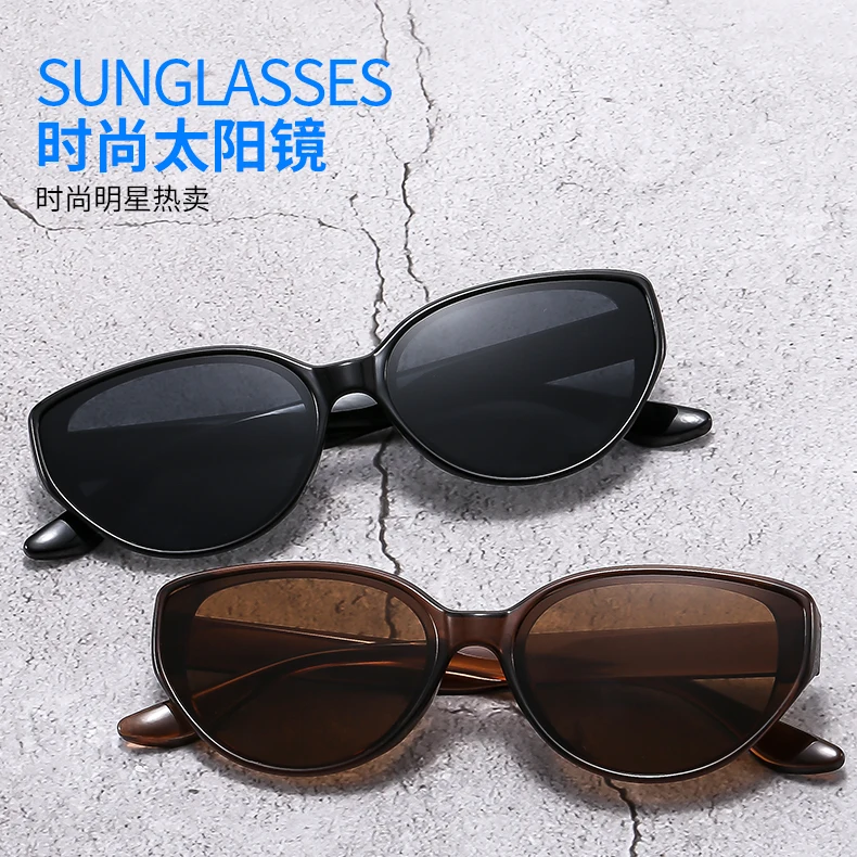 Sexy Cat Eye Sonnenbrille Damen Vintage Kleine Cateye Sexy Brillen Sonnenbrille für Damen 80er 90er Jahre Trendige stilvolle Brille – Detail 5