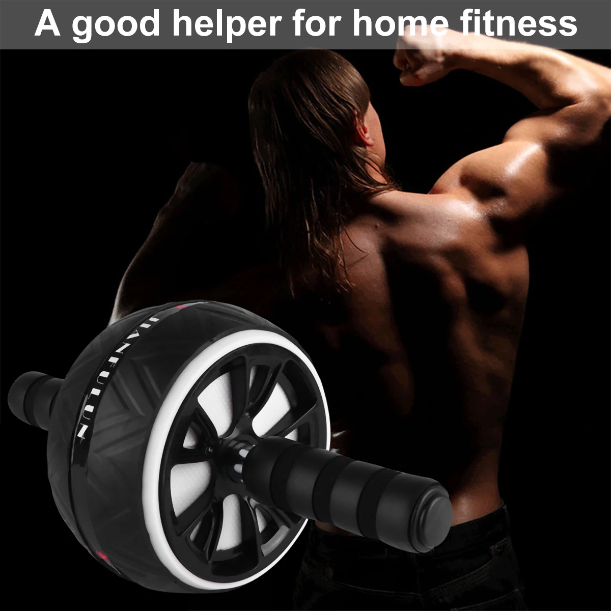 AB Roller Wheel Roller Keep Fit Wheels Home Crunch Artifact No Noise Abdominal Training Equipment for Gym Strength Workouts