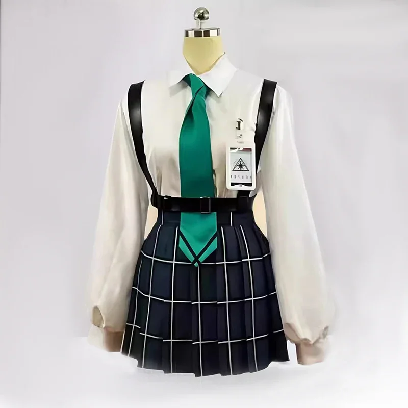 Game Blue Archive Takanashi Hoshino Cosplay Costume JK Suits  Adult Women Skirt   Top Uniform Halloween Party Outfits