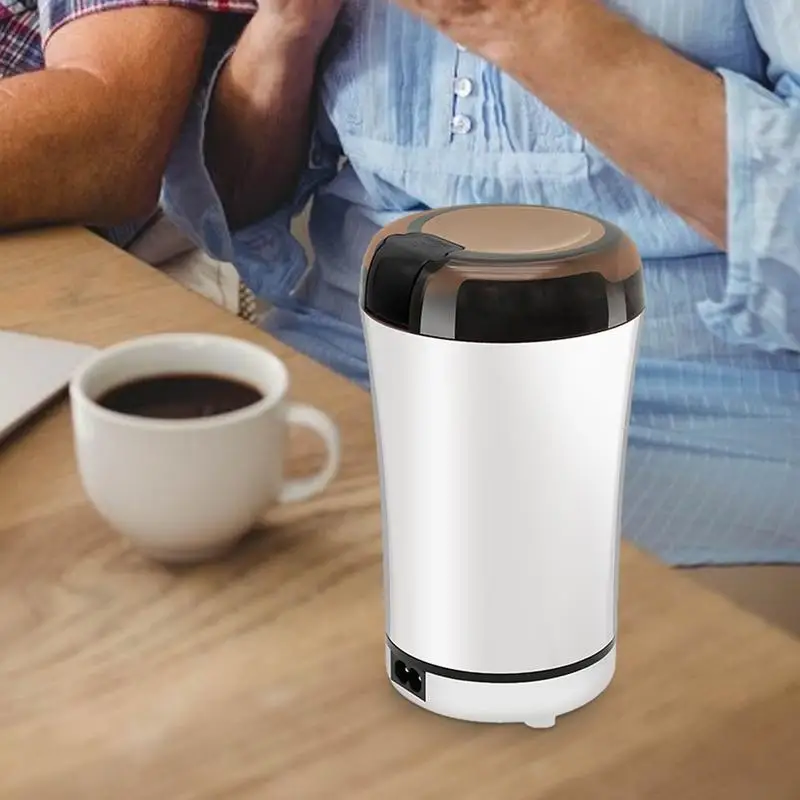 Coffee Bean Grinder Coffee Mill For Beans Quiet Easy To Use Powerful Motor Stainless Steel Cutter And Chamber Coffee Mill For