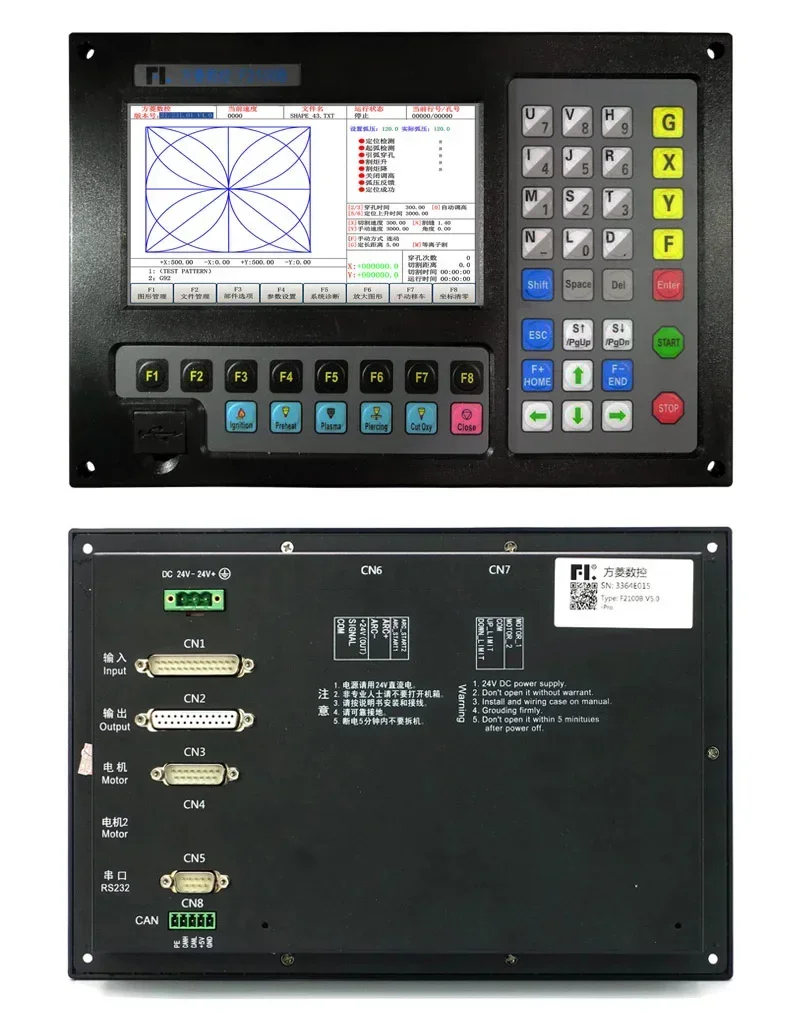 

CNC новая панель 2 оси CNC контроллер для плазменной резки пламенной резки точность f2100b