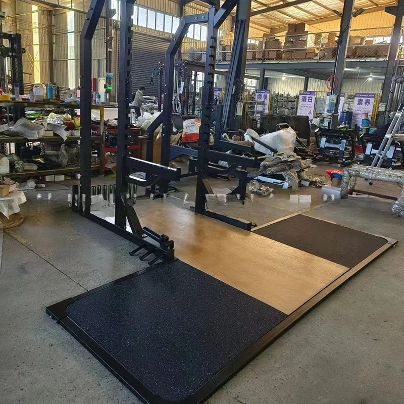Weightlifting table Weightlifting training table Shockproof and smash-resistant Hummer T-shaped deadlift table Muffler buffer Sq